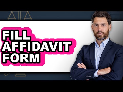 Free Hack For Filling Out Affidavit Forms Quickly