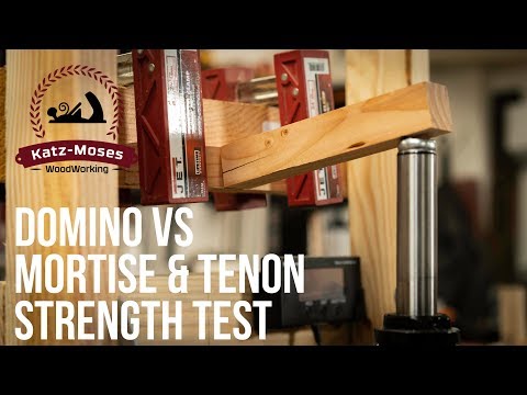 Festool Domino vs Mortise and Tenon Strength Test