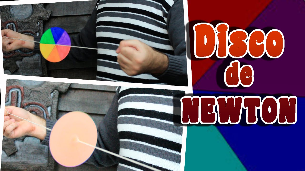 Como hacer el Disco de Newton │ Experimento Fácil │Luz