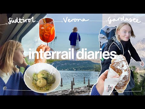 meine solo-reise beginnt 🍊 bozen, verona & gardasee 🌞 interrail diaries part 1