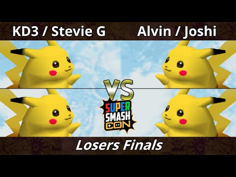 SSC 2022 Losers Finals - Alvin & Joshi Vs. KD3 & Stevie G - SSB64 Smash Bros Tournament
