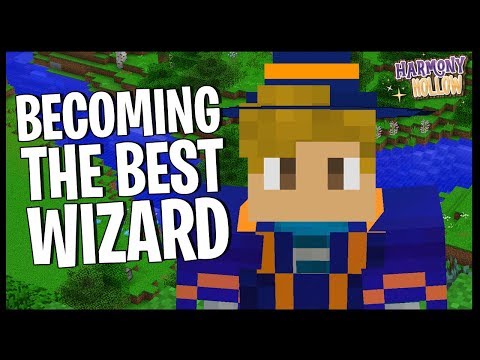 🔴 BECOMING THE BEST WIZARD ON THE SERVER!! | Minecraft Harmony Hollow Livestream