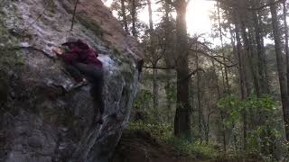 Video thumbnail of El año del cerdo, V9. Mineral del Chico