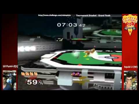 Socal Pizza Grand Finals - Lil Fumi (Fox) vs. Super Squid (Falco) - SSBM