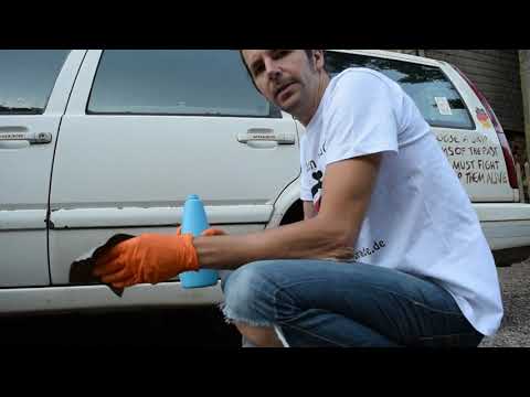Volvo 850: Lackaufbereitung mit 3000er Nassschleifpapier - matten weißen Lack nass schleifen - DIY