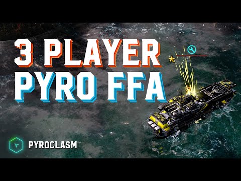 Dimon(S) vs Vindies(A) vs DasDuelon(E) - Pyroclasm - Red Alert 3