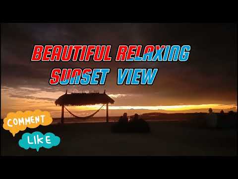 Keindahan  Sunset Manjakan Mata# Beautiful  Sunset  View #Relaxing Sunset@MariaBeatrix972