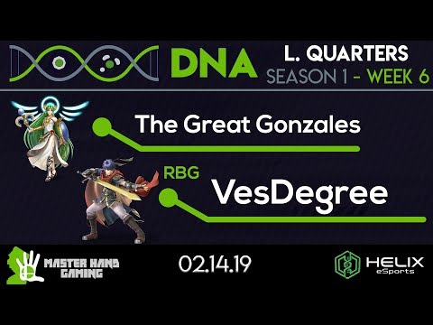 DNA 1.6 - The Great Gonzales (Palutena) vs RBG | VesDegree (Ike) - L Quarterfinals