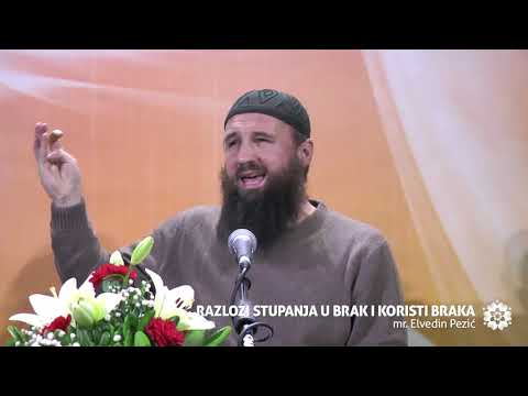 Mr. Elvedin Pezić - Razlozi stupanja u brak i koristi braka