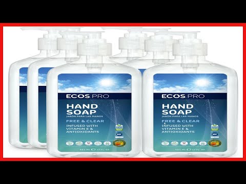 ECOS PRO PL9663/6 Free and Clear Hand Soap (Pack of 6)
