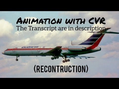 Cubana de Aviación Flight 389 Crash || Animation with CVR. (Subtitles/CC On)