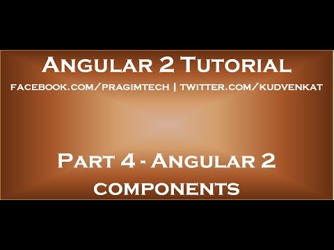 Angular 2 Components