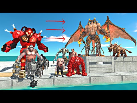 Mutant Primates Attack Infernals Castle Defense - Animal Revolt Battle Simulator