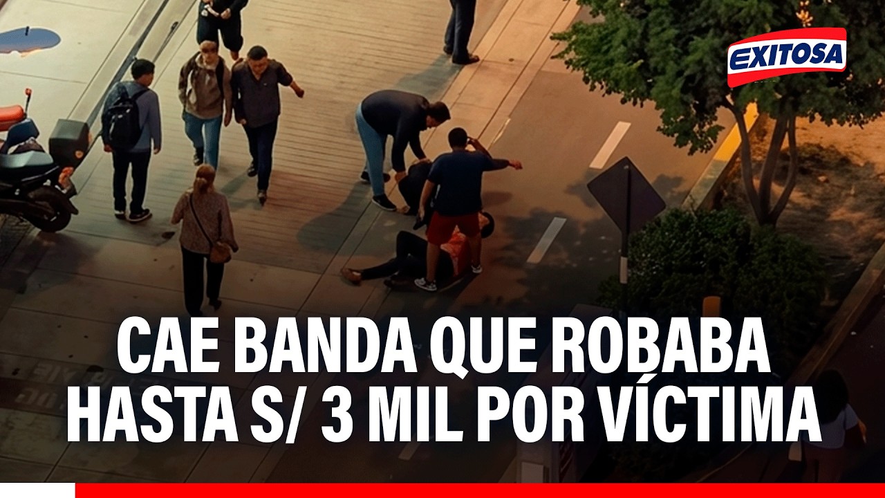🔴🔵 Cae banda que robaba hasta S/ 3 mil por víctima con el "cambiazo" de tarjetas