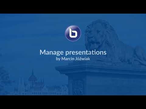 BigBlueButton Tutorial #1: Manage presentations