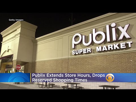 Publix estende o horário de funcionamento da loja e reduz os horários de compras reservados para idosos e socorristas