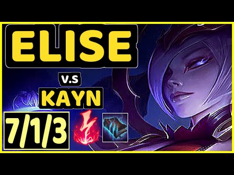 GILIUS (ELISE) vs KAYN - 7/1/3 KDA JUNGLE CHALLENGER GAMEPLAY - EUW