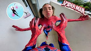Download lagu TOP3 SPIDER-MAN VS SPIDER-GIRL IN LOVE in Real Life (Romantic ParkourkPOV Love Story) mp3