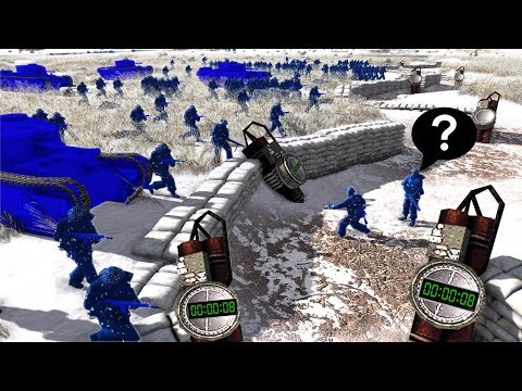 The Trench is rigged to EXPLODE ! Army Men Trench Battle Wave 2 - AMOW