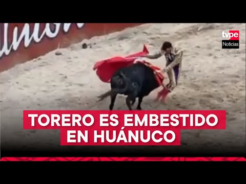 Huánuco: Spanish bullfighter gored during bullfight