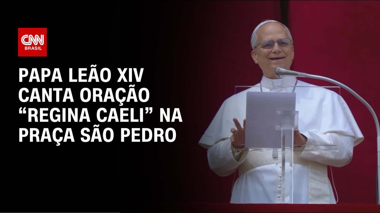 Papa Leão XIV emociona fiéis ao cantar oração “Regina Caeli”; assista | CNN NEWSROOM