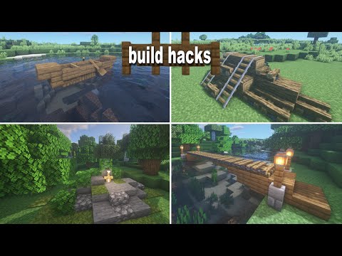 10 Minecraft BEST Build HACKS & Tips! (Minecraft 1.17/1.18)