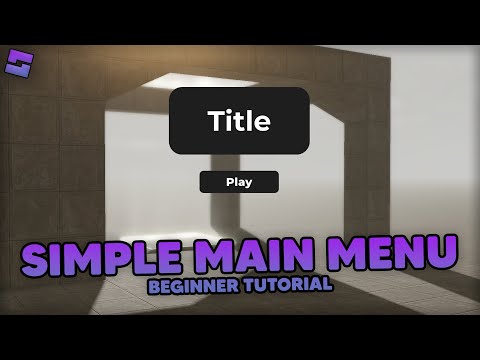 How to make a Simple Main Menu (Beginner Tutorial) // 2025 // Roblox Studio