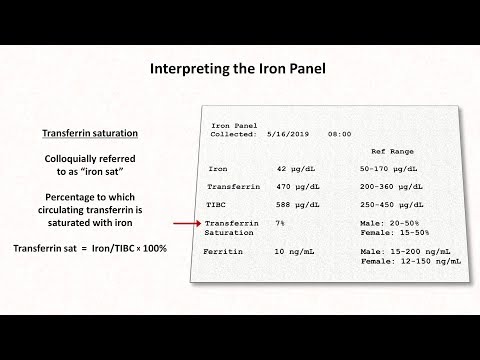 Anemia: Lesson 2 - Interpreting the Iron Panel