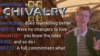 So i tested the community in Chivalry II...