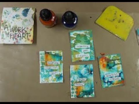 Abstract Mini Cards
