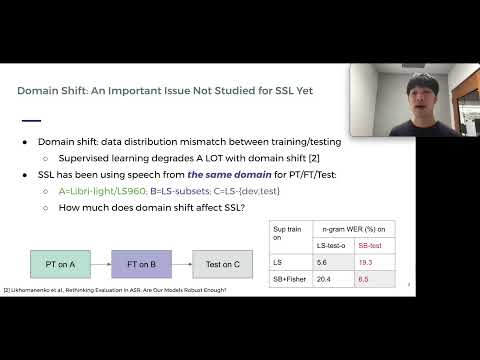 Robust wav2vec 2.0: Analyzing Domain Shift in Self-Supervised Pre-Training - (3 minutes introduc...
