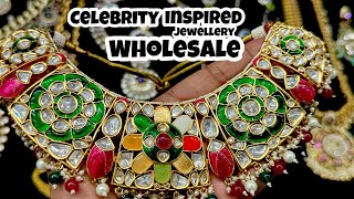 Celebrity Style Moissanite, Doublet Stone, Kundan Jewellery Wholesale Market Chandni Chowk in Delhi