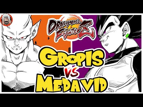 DBFZ Gropis vs MeDavid (Cell, Hit, A21) vs (Vegeta, Zamasu, Black) 1.40