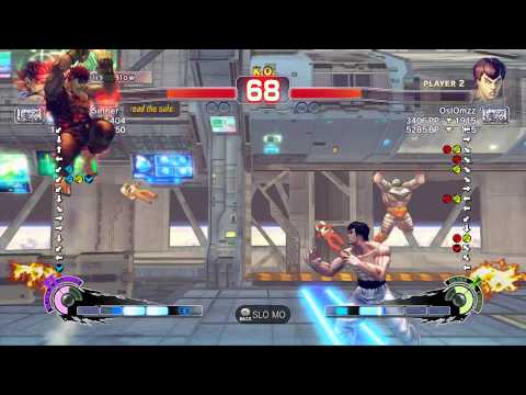 USFIV~ EviL Ryu (Essx The Sinner) vs.  Fei-long (OslOmzz) HD