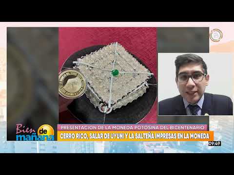 Cerro Rico y Salar de Uyuni protagonizan la moneda del Bicentenario Potosí 2025