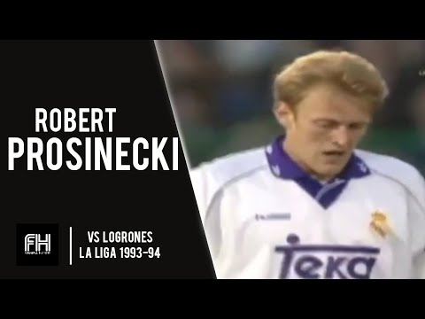 Robert Prosinecki ● Goal and Skills ● Logrones 3:4 Real Madrid ● La Liga 1993-94