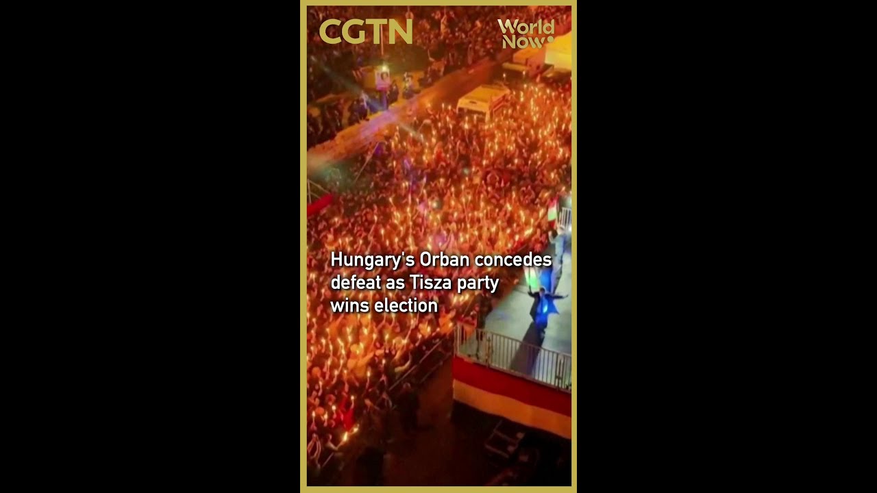 Hungary's Orban concedes defeat as Tisza party wins election