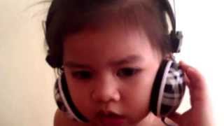 Miley Cyrus - Wrecking Ball by Tisha 4yrs old (Daddy's Cut)