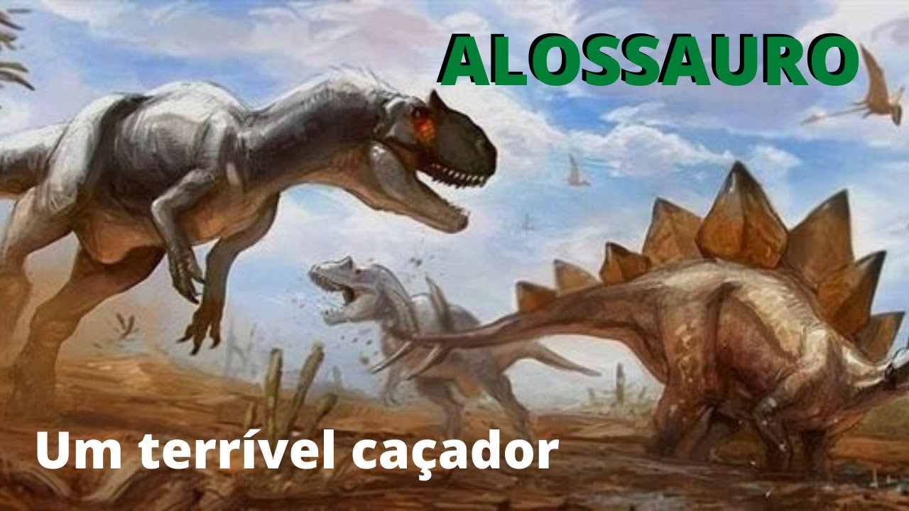 ALOSSAURO! UM GRANDE DINOSSAURO CARNÍVORO! POR QUE ESSE CAÇADOR ERA CHAMADO DE DINOSSAURO DIFERENTE?