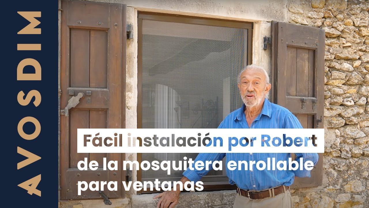 Instalación de mosquitera enrollable Luxe AvosDim