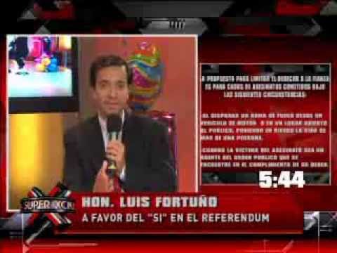 SuperXclusivo 8/17/12 - Gob. Luis Fortuño habla sobre el "Si y No" 1/3