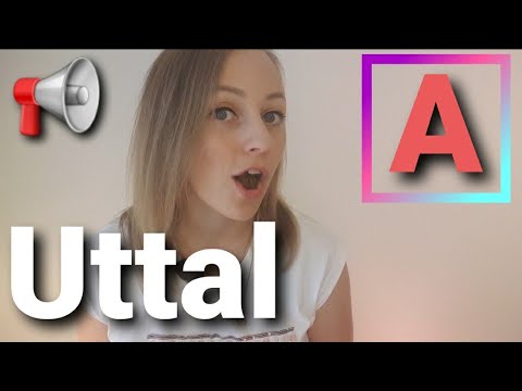 Uttal - Vokalen A ☆med undertexter☆