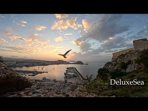 Sunrise in the most beautiful corners of the Mediterranean 4K.