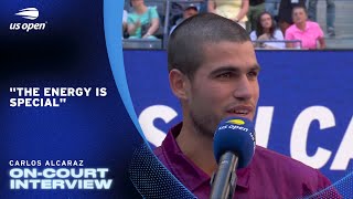Carlos Alcaraz On-Court Interview | 2025 US Open Round 4