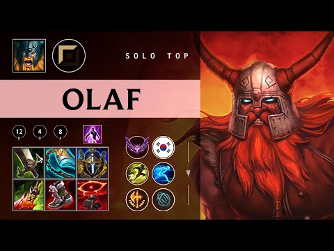 Olaf Top vs Warwick - KR Master Patch 26.02