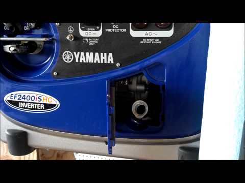Yamaha Generator EF2400iSHC - Oil Change