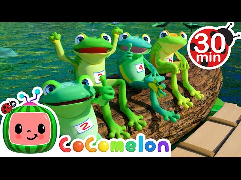 Five Little Speckled Frogs and More! | CoComelon Animals | Animals for Kids