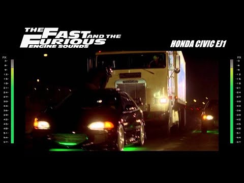 The Fast And The Furious: Engine Sounds - Honda Civic