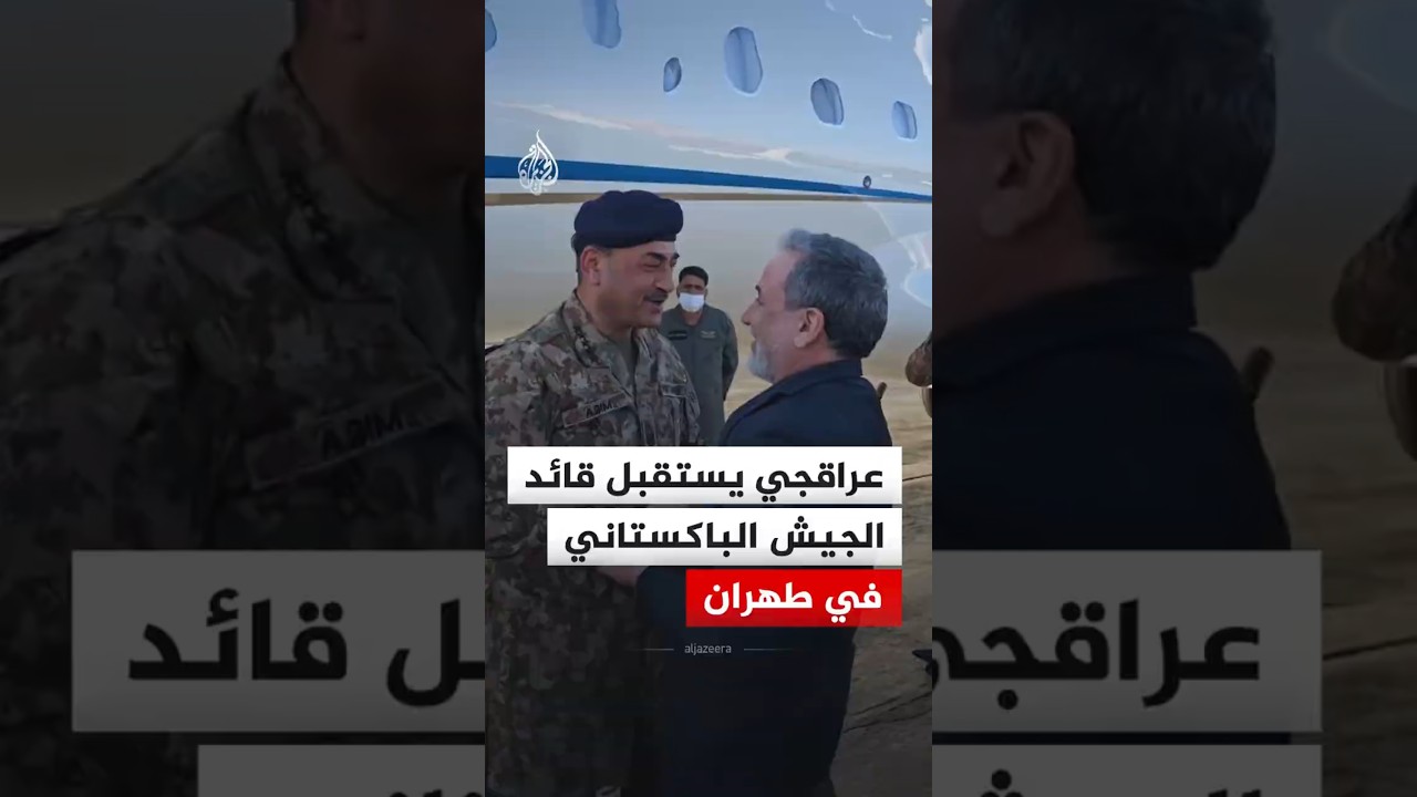 فيديو | وزير الخارجية الإيراني عباس عراقجي يستقبل قائد الجيش الباكستاني عاصم منير