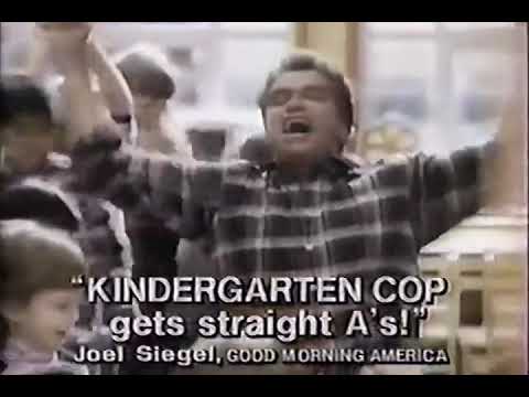 Kindergarten Cop Movie Trailer 1990 - TV Spot